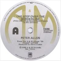 Peter Allen: One Step Over the Borderline New Zealand 7-inch
