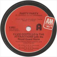 Elvis Costello & the Attractions: Party Party New Zealand 7-inch