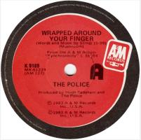 Police: Wrapped Around Your Finger New Zealand 7-inch