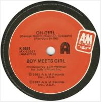 Boy Meets Girl: Oh Girl New Zealand 7-inch
