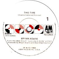 Bryan Adams: This Time New Zealand 7-inch