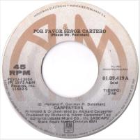 Carpenters: Please Mr. Postman Peru 7-inch