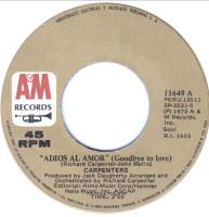 Carpenters: Goodbye to Love Peru 7-inch