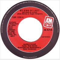 Supertramp: My Kind Of Lady Peru 7-inch