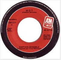 Captain Sensible: Wot Peru 7-inch