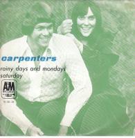 Carpenters: Rainy Dans and Mondays Portugal 7-inch