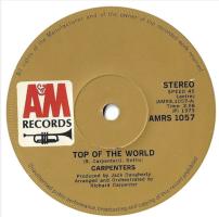 Carpenters: Top Of the World South Africa 7-inch