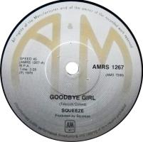 Squeeze: Goodbye Girl South Africa 7-inch