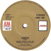 Dennis Coffey & the Detroit Guitar Band: Scorpio South Africa 7-inch