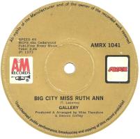Gallery: Big City Miss Ruth Ann South Africa 7-inch
