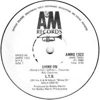 L.T.D.: Shine On Zimbabwe 7-inch