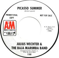 Baja Marimba Band: Picasso Summer US promo 7-inch