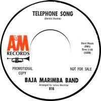 Baja Marimba Band: Telephone Song US promo 7-inch