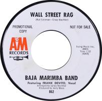 Baja Marimba Band: Wall Street Rag US promo 7-inch