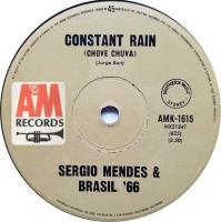 Sergio Mendes & Brasil '66: Constant Rain Australia 7-inch