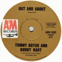 Tommy Boyce & Bobby Hart: Out and About Australia 7-inch