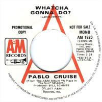 Pablo Cruise: Whatcha Gonna Do? Canada promo 7-inch