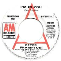 Peter Frampton: I'm In You Canada promo 7-inch