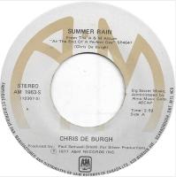 Chris DeBurgh: Summer Rain Canada 7-inch