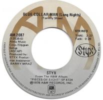 Styx: Blue Collar Man Canada 7-inch