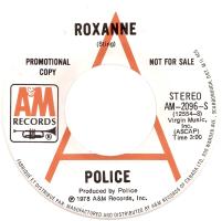 Police: Roxanne Canada promo 7-inch