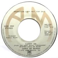 Chris DeBurgh: Carry On Canada promo 7-inch