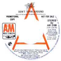 Raes: Don't Turn Around Canada promo 7-inch