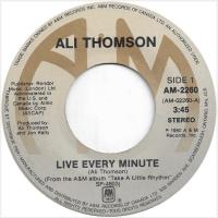 Ali Thomson: Live Every Minute Canada 7-inch