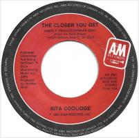 Rita Coolidge: The Closer You Get Canada 7-inch