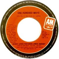 Quincy Jones: One Hundred Ways Canada 7-inch