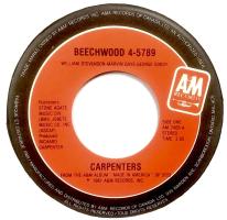 Carpenters: Beechwood 4-5789 Canada 7-inch