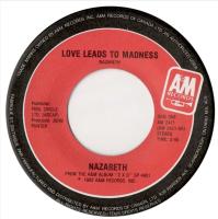 Nazareth: Love Leads to Madness Canada 7-inch