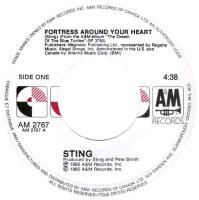 Sting: Fortress Around Your Heart Canada 7-inch