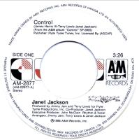 Janet Jackson: Control Canada 7-inch