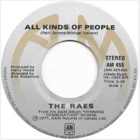 Raes: All Kinds Of People Canada 7-inch