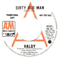 Valdy: Dirty Old Man Canada promo 7-inch