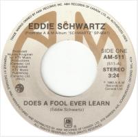 Eddie Schwartz: Does a Fool Ever Learn Canada 7-inch