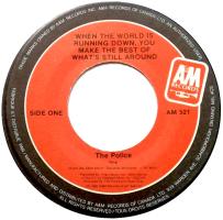 Police: When the World Is Running Down Canada 7-inch