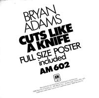 Bryan Adams: Cuts Like a Knife Canada 7-inch