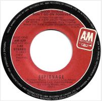 Espionage: Good Things Don't Go On Forever Canada 7-inch