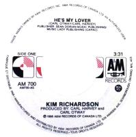 Kim Richardson: He's My Lover Canada 7-inch
