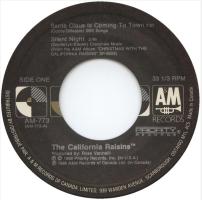 California Raisins: Santa Claus Is Coming to Town Canada 7-inch