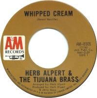 Herb Alpert & the Tijuana Brass: Whipped Cream Canada 7-inch