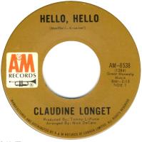 Claudine Longet: Hello, Hello Canada 7-inch