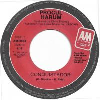 Procol Harum: Conquistador Canada 7-inch