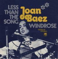 Joan Baez: Less Than the Song Germany 7-inch