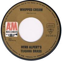 Herb Alpert & the Tijuana Brass: Whipped Cream Germany 7-inch