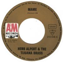 Herb Alpert & the Tijuana Brass: Mame Germany 7-inch