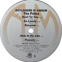 Police: Outlandos d'Amour US album pressed by Goldisc Recordings