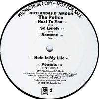 Police: Outlandos d'Amour US promo vinyl album